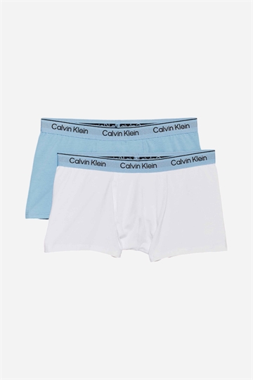 Calvin Klein Trunk Boxer - Raindrop Blue / White